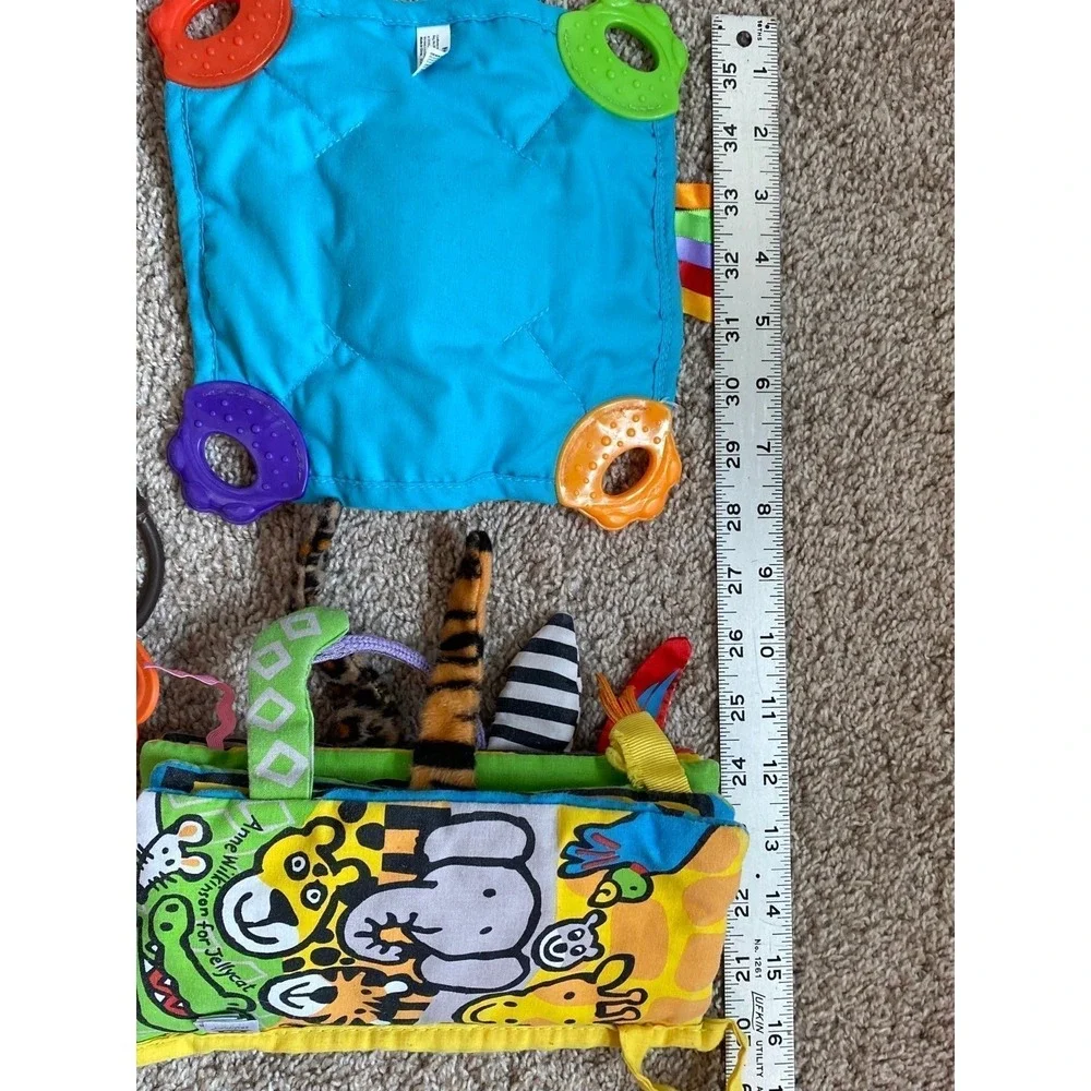 Jellycat Nuby B Toy Lot Of 3 Car Keys Babybook Teething Baby Infant